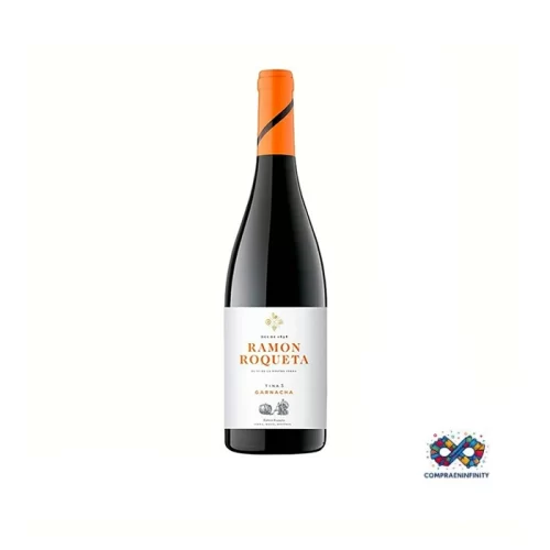 Campo de Etiqueta / Detalle,Valor,Unidad,Notas Marca,Ramón Roqueta,N/A, Variedad de Uva,Garnacha Tinta,N/A,Monovarietal Tipo de Producto,Vino Tinto Joven,N/A, Denominación de Origen,D.O. Cataluña,N/A, Contenido Neto,750,ml,(75 cl) Graduación Alcohólica,~13.0 - 14.0,% vol.,Consultar etiqueta específica Origen,España,N/A, Ingredientes,"Vino de uva Garnacha Tinta, Sulfitos",N/A,Contiene sulfitos (E-220) Añejamiento,Sin Crianza en Barrica,N/A,Típicamente joven